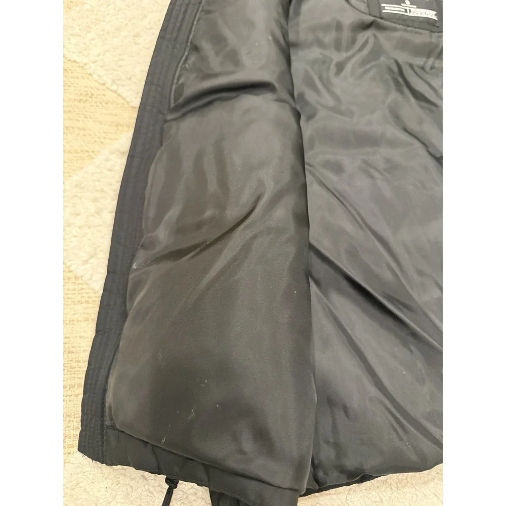 Aeropostale Black Quilted Heavyweight Puffer Vest Full Zip Size Small - Picture 12 of 13